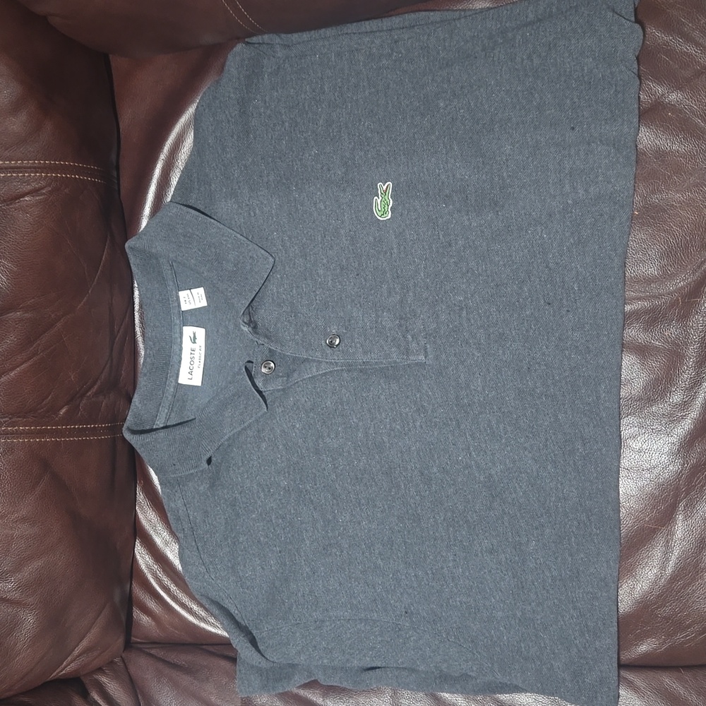 5 Lacoste Mens Adult size 7 short sleeve shirts